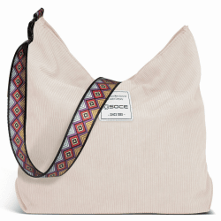 OSOCE Damen Cord Tasche Umhängetasche Groß Canvas Handtasche Shopper Tasche 👜