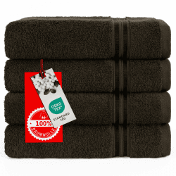 🎁 Premium 4er Handtücher Set aus 100% Baumwolle - Weich & Saugstark 🛁