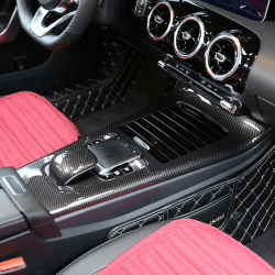 🚗 DIYUCAR Kohlefaser-Stil ABS Auto Mittelkonsole Schutz Rahmen Verkleidung Deal 🛠️