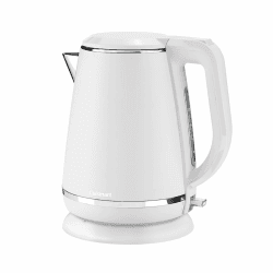 Cuisinart Wasserkocher | Schneller kochender, kabelloser Wasserkocher, 3KW | Weiß, Edelstahl, mattes Finish | 1,5L Fassungsvermögen