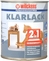 Wilckens 2in1 Klarlack seidenmatt, 750 ml, farblos 🌟🎨