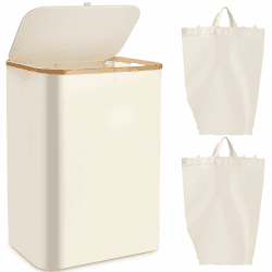 Wäschekorb mit Deckel 100L aus hochwertigem Oxford Tuch 🧺