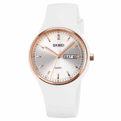 Modische Damen Armbanduhr Damenarmbanduhr Mädchen Weiß Blau Damenuhr Schwarz mit Silikonarmband 🌺🕰️