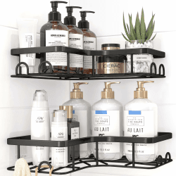 Kitsure Duschablage Ohne Bohren - 2 Stücke Rostfreies Duschgel Halterung Ohne Bohren 🚿