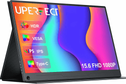UPERFECT Tragbarer Monitor 15,6 Zoll Full HD IPS 🎮📱