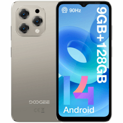 DOOGEE N55 (9GB+128GB) Android 14 Smartphone Ohne Vertrag 📱