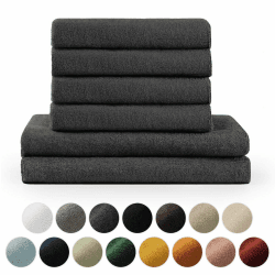 Blumtal Premium Frottier Handtücher Set 4 teilig 100% Baumwolle 🛁🌟