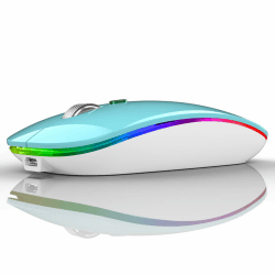 Uiosmuph Bluetooth Maus Kabellose LED Funkmaus