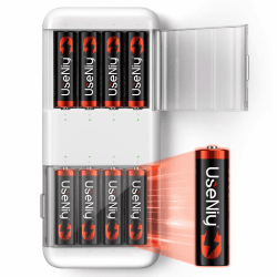 🔋🔌🌟 Super Deal: UseNiy Lithium AA Akku mit Ladegerät 8 Stück 🌟🔌🔋