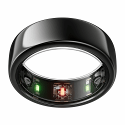 Oura Gen3 Horizon Smart-Ring - Größe 10, Black 🌟 | Schlaf-, Herzfrequenz- und Fitnesstracking