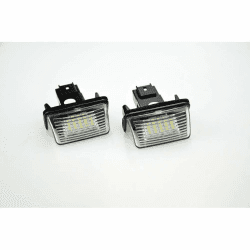 🚗💡 AUTO-STYLE Satz LED Nummerschildbeleuchtung für Citroën/Peugeot Modelle 🌟