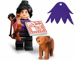 🦸‍♀️ LEGO Marvel-Serie 2 Minifigur: Kate Bishop mit lila LEGO Maleficent Cape 🧩