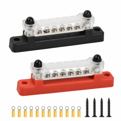 🚤🔌 2er Set 150A 48V DC Sammelschiene für Yacht Boot und Auto