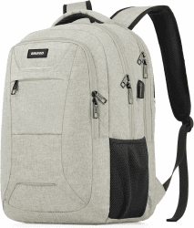 🎒 BIKROD Rucksack Herren, Schulrucksack Jungen Teenager, 15.6 Zoll Laptoptasche mit USB Ladeanschluss