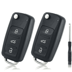 2 Stück Schlüssel Gehäuse Fernbedienung für VW 🚗