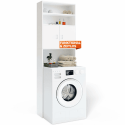 Casaria® Waschmaschinenschrank 185x63x20cm 🧼🚰