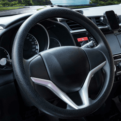 Spurtar Lenkradbezug für Herren 🚗🔥 Auto Deko Lenkradhüllen aus Silikon 32-44cm