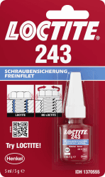 🔧🔒 LOCTITE Schraubensicherung 243 - Schraubenkleber für Metallgewinde 🔒🔧
