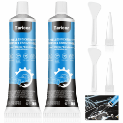 Taricor 2PCS Karosseriekleber Schwarz,100ml x 2 Scheibenkleber Auto Schwarz