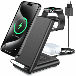 3-in-1 Kabelloses Ladegerät für iPhone, Apple Watch und Air Pods Pro ⚡️📱⌚️🎧