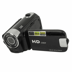 📷🎥 MENDUNER Point and Shoot Kamera, Vintage Kamera, Videokamera 1080P 16MP Camcorder 16X Zoom HD Videorecorder (Schwarz) 📸