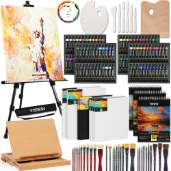 VISWIN Alles in einem Super-Deluxe-Malset mit Tischplatte und Feldstaffelei 🎨
