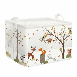 Clastyle Wildtiere Kinder Wäschekorb mit Henkel 🦌