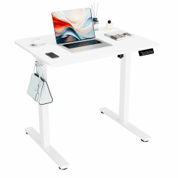 ERGOMAKER Elektrischer Höhenverstellbarer Schreibtisch 80x60cm 🖥️🌟