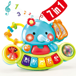 Hahaland Musikspielzeug Baby Spielzeug 6 Monate 🐘🎹