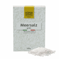 🌊 Küper Selection Meersalz - 1000g grobes Salz zum Würzen und Verfeinern 🧂
