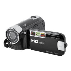 📸 Digitalkamera 16MP 16-fach Zoom HD Vlogging Kamera (Schwarz) 🎁