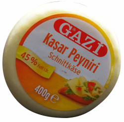 Angebot: Gazi - Kashkaval Schnitt- Käse 45% i.Tr. - Kasar peyniri (400g) 🧀🔥