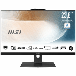 🖥️🔥 Angebot: MSI Modern AM242P 1M-1203DE - All in One PC, Intel Core 5 Prozessor 120U, 24 Zoll, FHD (1920x1080), 512GB SSD, 16GB DDR5, Windows 11 Pro 🖥️🔥