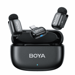 🎙️ BOYA Mini Mikrofon für iPhone Android Handy, 5g Ultraleicht, Lavalier Mikrofon Kabellos mit USB-C