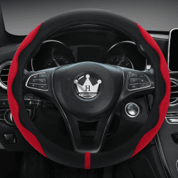 HighnessHwoo Luxuriöser Suede Auto Lenkradbezug 🚗