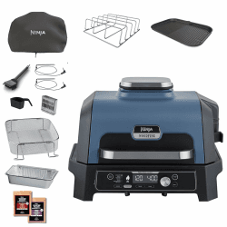 🔥 Angebot: Ninja Woodfire Pro Connect XL Elektrischer BBQ Smoker Grill 🍔🔵⚫️