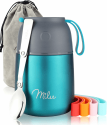 🌟 Milu® Thermobehälter für Essen 450ml - Top Isolierung & Funktionalität! 🍲