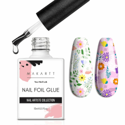 🌟 Neu! Makartt Nagelfolie Nagel Kunst Folienkleber Gel - DIY Nageltransfer-Set 🌟
