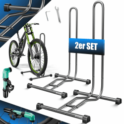 🚲 KESSER® Fahrradständer Boden einzeln für Mountainbike, E-Bike, Citybike, Rennrad, MTB | Fahrrad Montageständer 🚲
