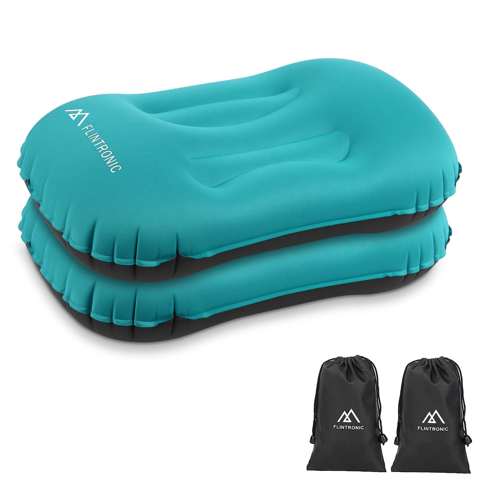 Angebot: flintronic Aufblasbare Camping Kissen, TPU Ultraleicht Aufblasbares Kissen für Strand