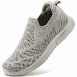 👟 HKR Damen Sneaker Atmungsaktive Turnschuhe Bequem Sportschuhe Slip On Jogging Fitness Schuhe