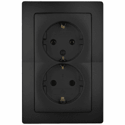 🔌🔌 Kopp Paris Schutzkontakt-Steckdose, 2-fach, 16A, 250V~