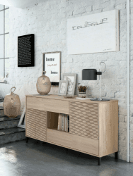 Dmora - Waco-Sideboard 🌟 Wohnzimmer-Buffet 📺 TV-Schrank