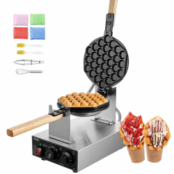 🧇🥚 VEVOR Bubble-Waffelmaker Eierpfannkuchenmaschine 1400 W 🥚🧇