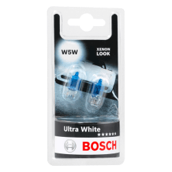 🚗✨ Bosch W5W Ultra White Fahrzeuglampen - 12 V 5 W W2,1x9,5d - 2 Stücke - Angebot!