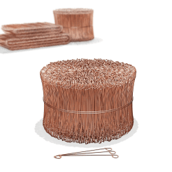 Heimfleiss® Rödeldraht Betonbindedraht 1,0 x 100-160 mm (1000 Stk.)