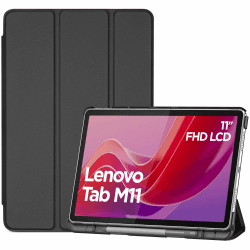ProCase Hülle für 11" Lenovo Tab M11 2024 mit Stifthalter 📱🔒🛡️ - Schwarz