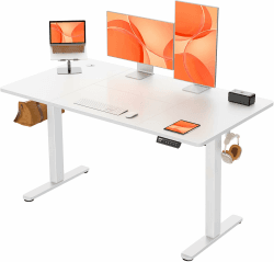 🌟 ErGear Elektrisch Höhenverstellbarer Schreibtisch 140x70 cm - Angebot!