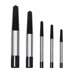 Schraubenausdreher Set Profi [5-teilig aus HSS 4241] - Linksausdreher Set Profi