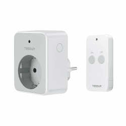 🔌🌟 TESSAN Funksteckdose mit Fernbedienung - 30,5M Reichweite, 3600W innen 🌟🔌